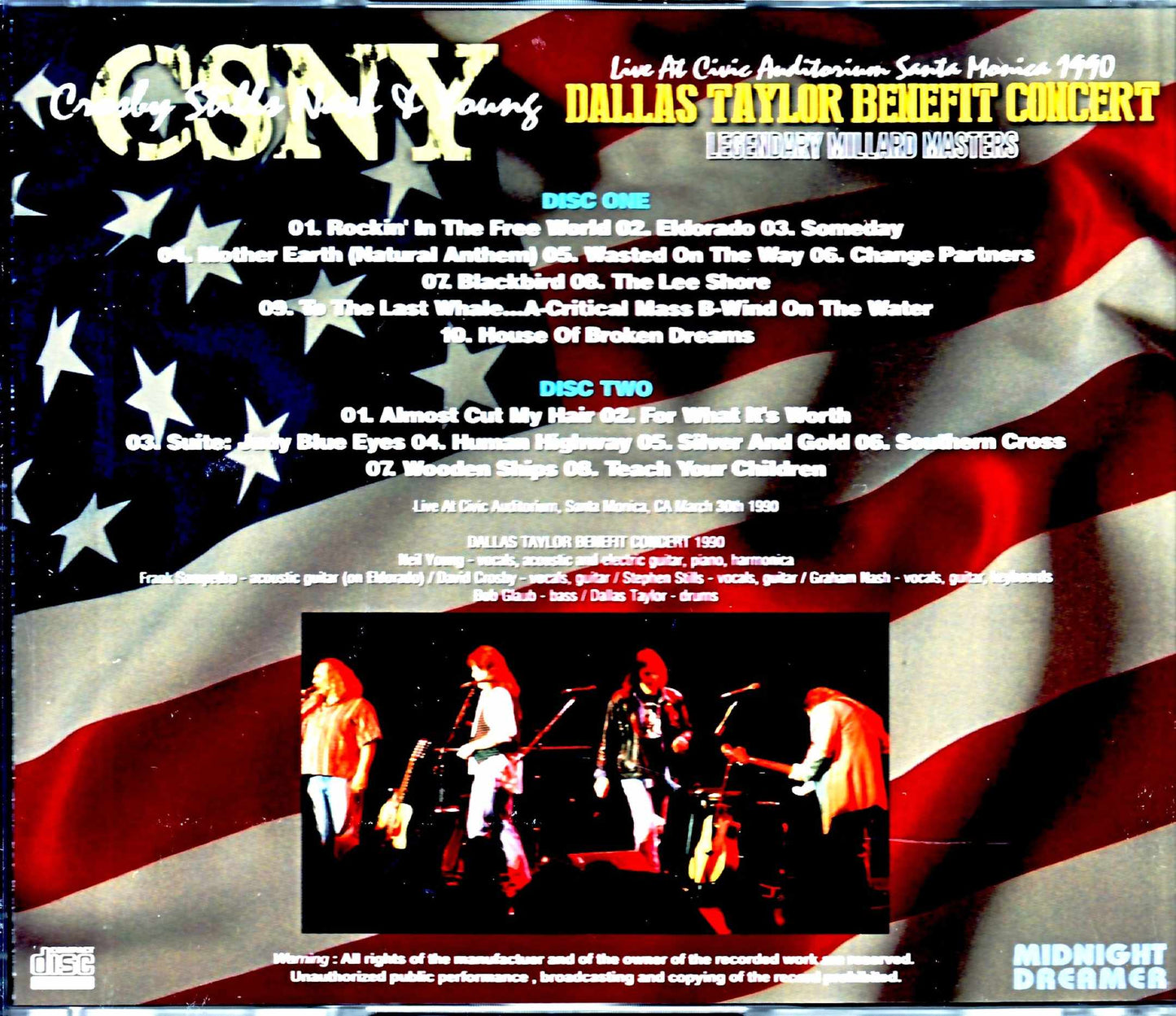 CSN & Y Crosby,Stills,Nash & Young/CA,USA 1990