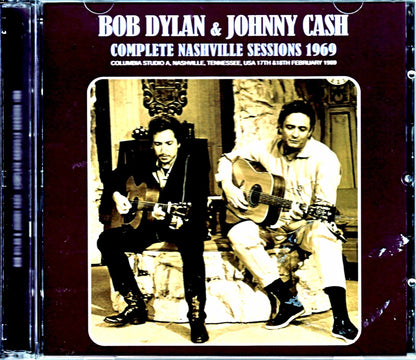 Bob Dylan,Johnny Cash/TN,USA 1969 Complete Sessions
