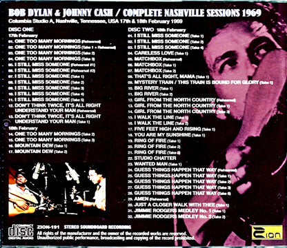 Bob Dylan,Johnny Cash/TN,USA 1969 Complete Sessions