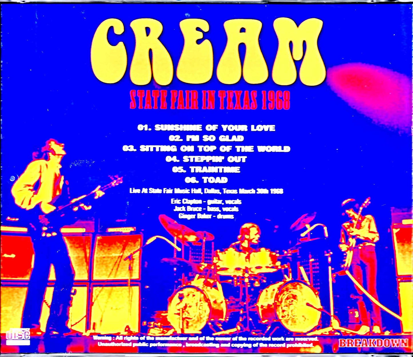 Cream/TX, USA 1968