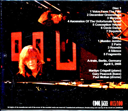 Marilyn Crispell,Gary Peacock,Paul Motian/Germany 2008