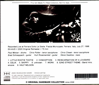 Paul Motian Electric Bebop band,Chris Potter/Italy 1996