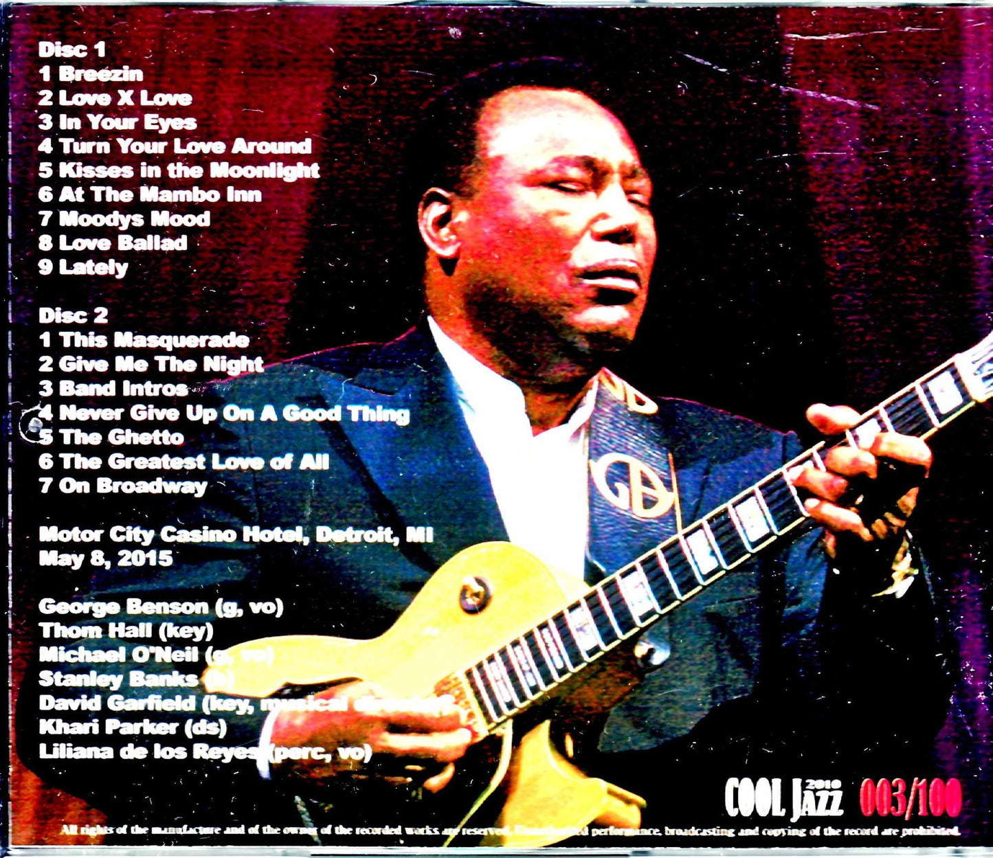 George Benson/MI,USA 2015