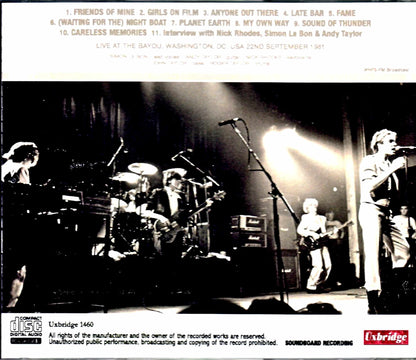 Duran Duran/WA,USA 1981