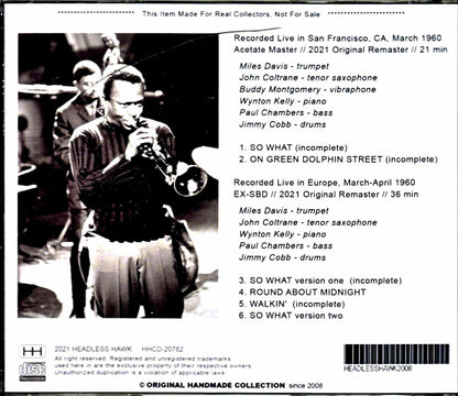 Miles Davis,John Coltrane/CA,USA 1960 & more