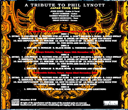 Thin Lizzy/Tribute Phil Lynott Japan Tour 1994 Vol.1
