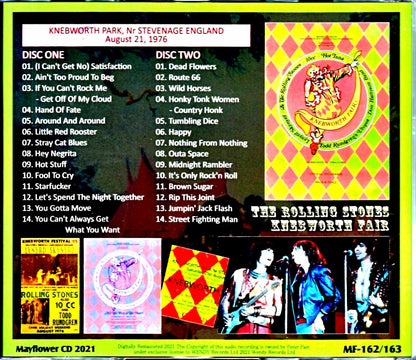 Rolling Stones/Knebworth Fair Complete Edition England,UK 1976 Complete