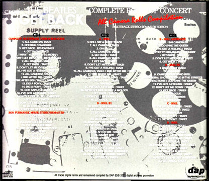 Beatles/Get Back Session All Camera Rolls Compilation