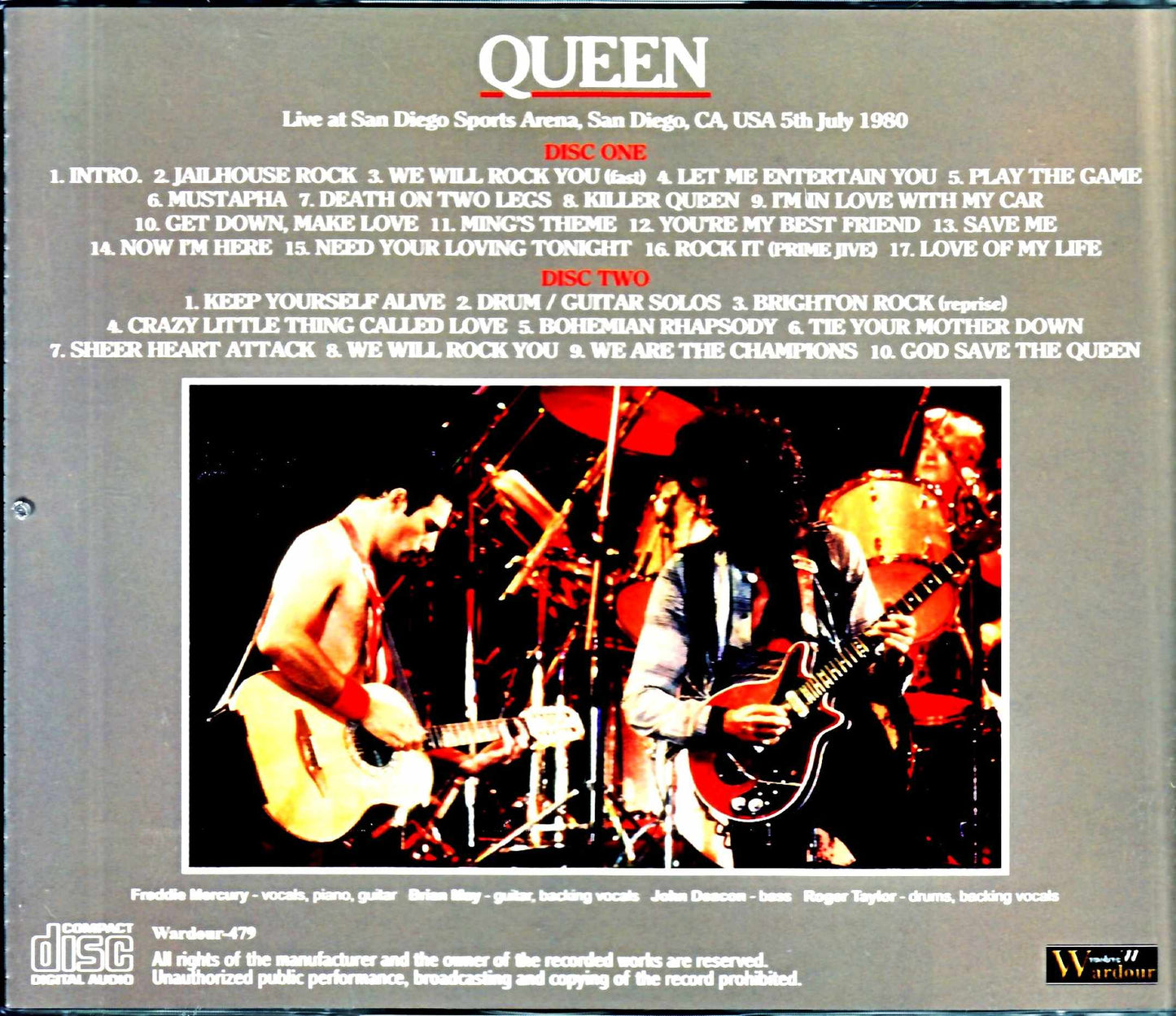 Queen/CA,USA 7.5.1980