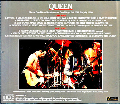 Queen/CA,USA 7.5.1980