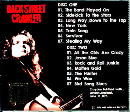 Back Street Crawler/London,UK 1975