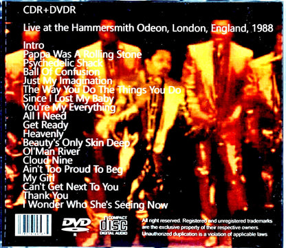 Temptations/London,UK 1988 S&V