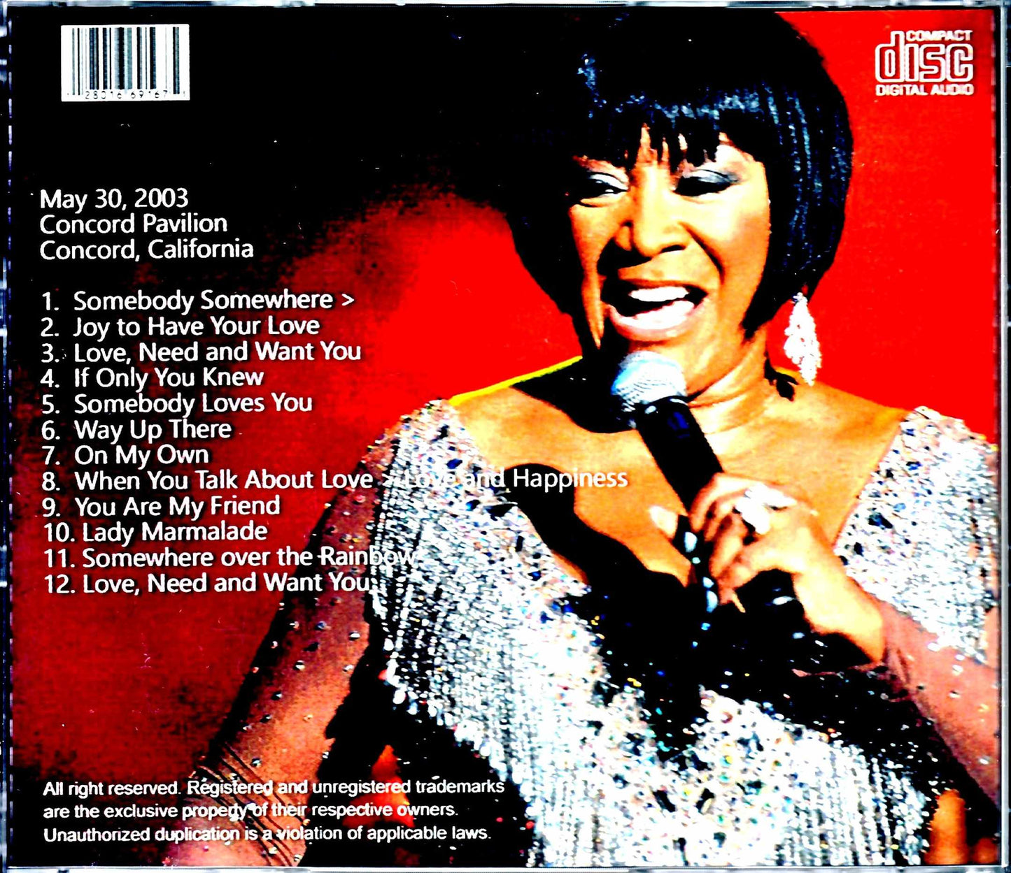 Patti Label/CA,USA 2003