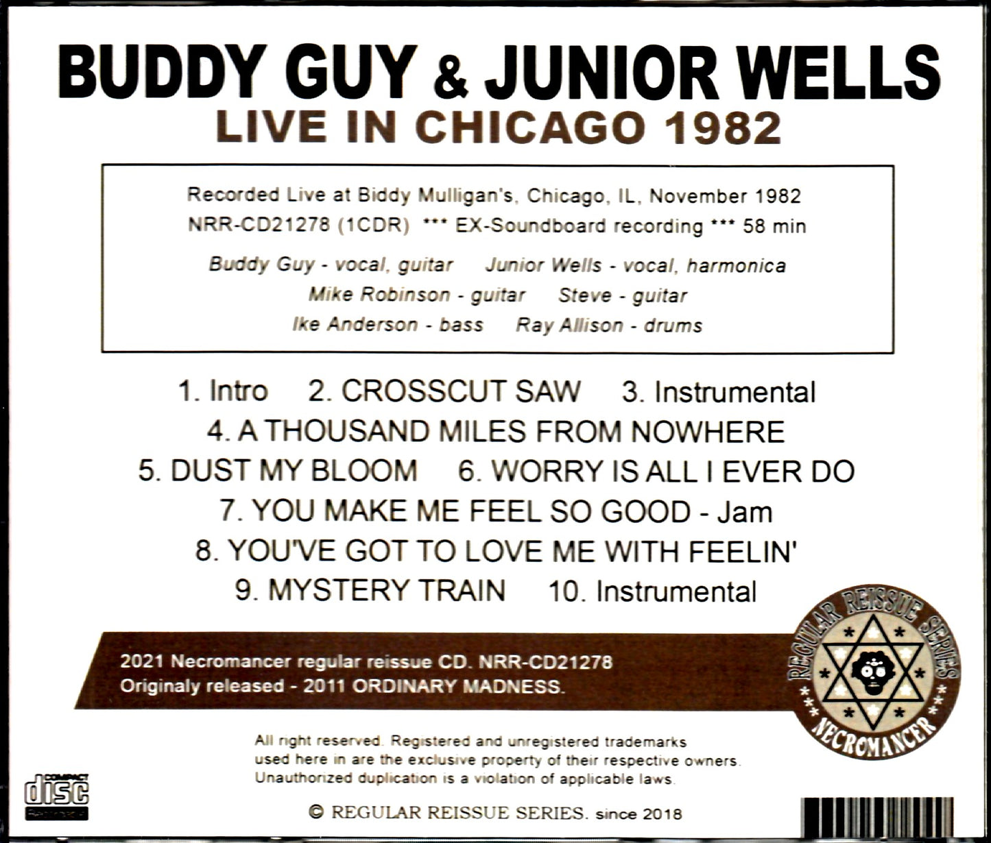 Buddy Guy,Junior Wells/IL,USA 1982