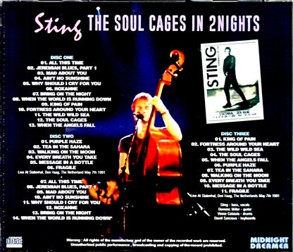 Sting/Netherlands 1991 2Shows