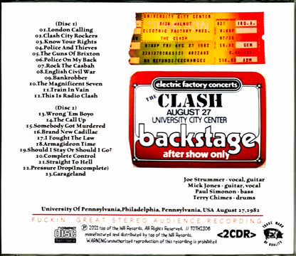 Clash/PA, USA 1982 Complete