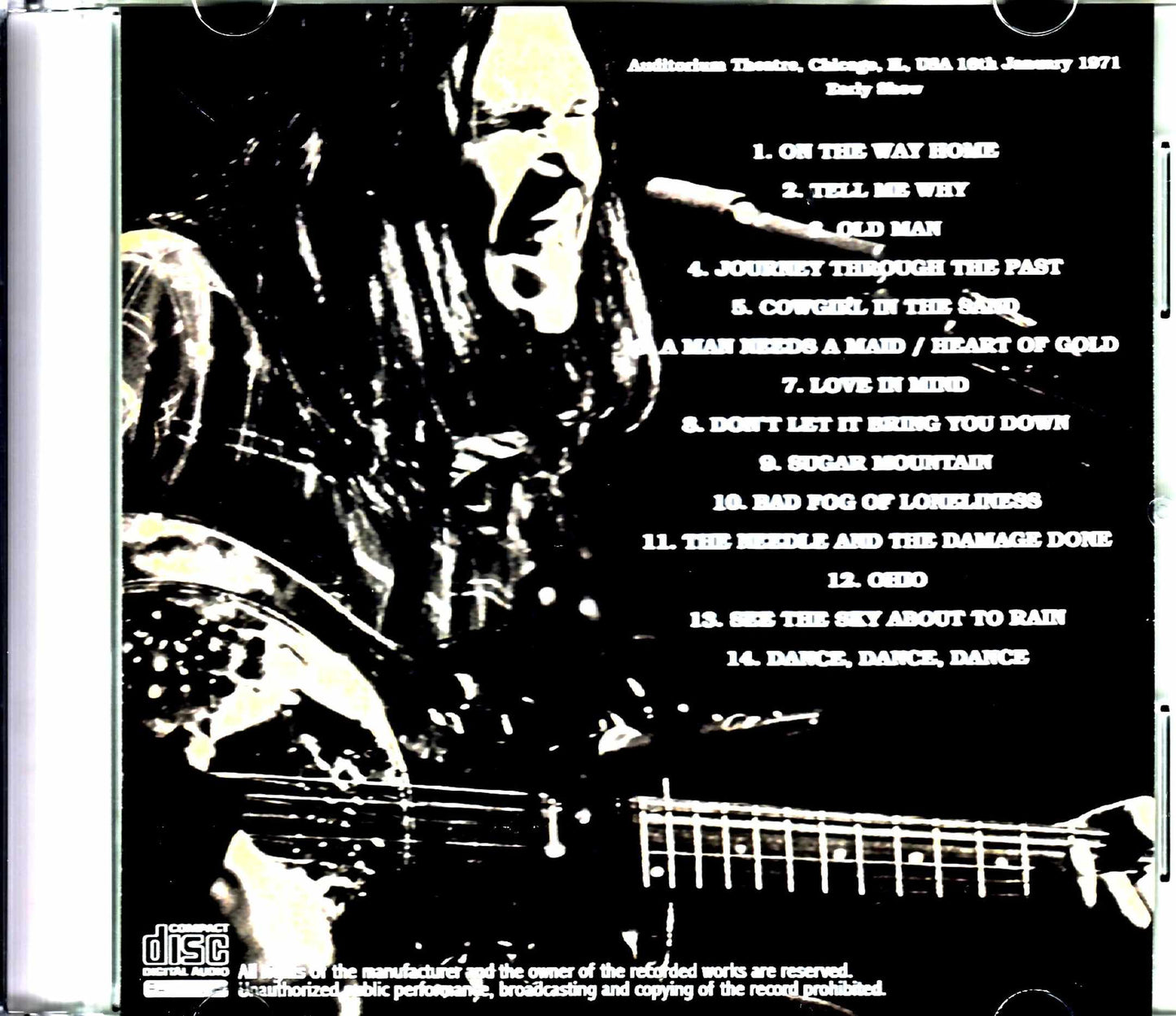 Neil Young/IL,USA 1.16.1971 Early Show