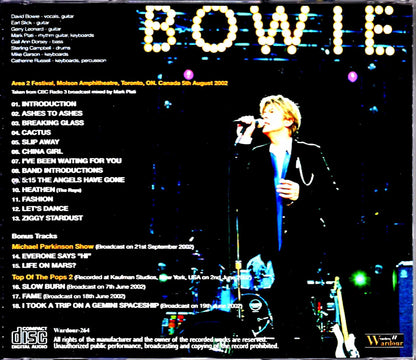 David Bowie/Canada 2002 & more