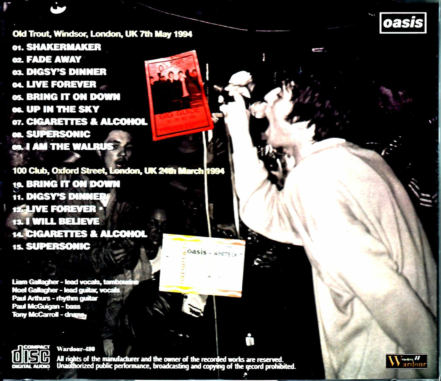 Oasis/London,UK 1994 2Days