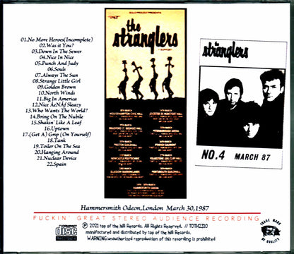 Stranglers/London,UK 3.30.1987