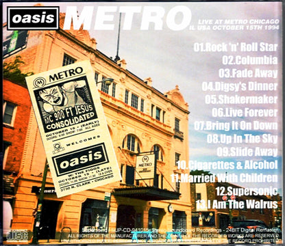 Oasis/IL,USA 1994 24 Bit Digital Remaster S & V