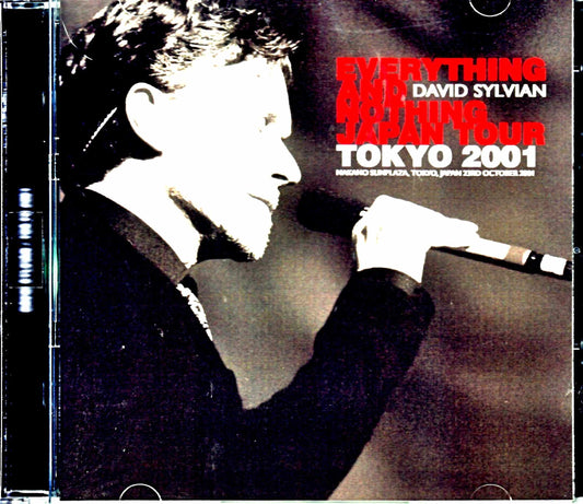 David Sylvian/Tokyo,Japan 10.23.2001