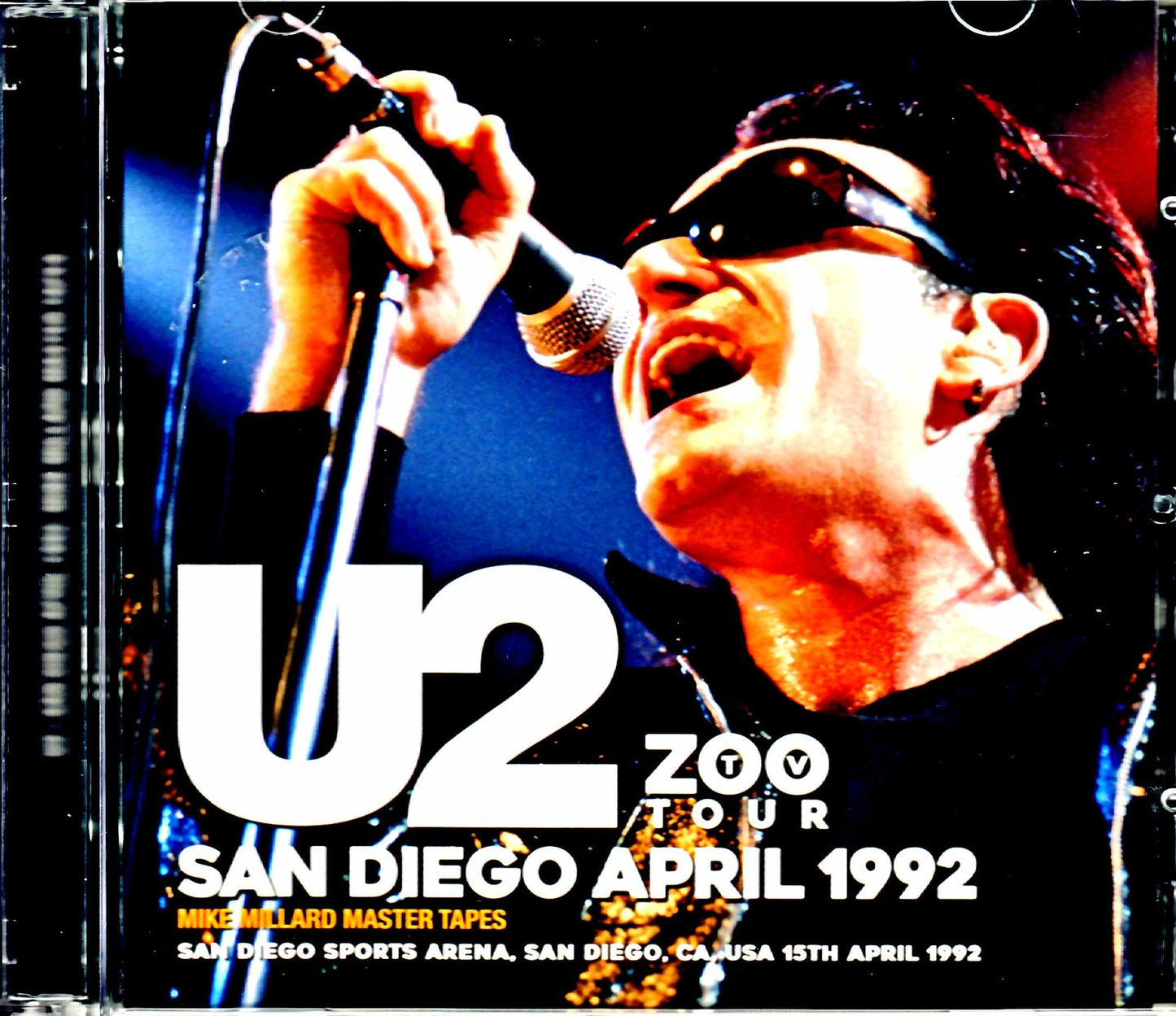 U2/CA,USA 4.15.1992 Mike Millard Master Tapes