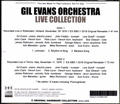 Gil Evans Orchestra/Holland 1976 & more