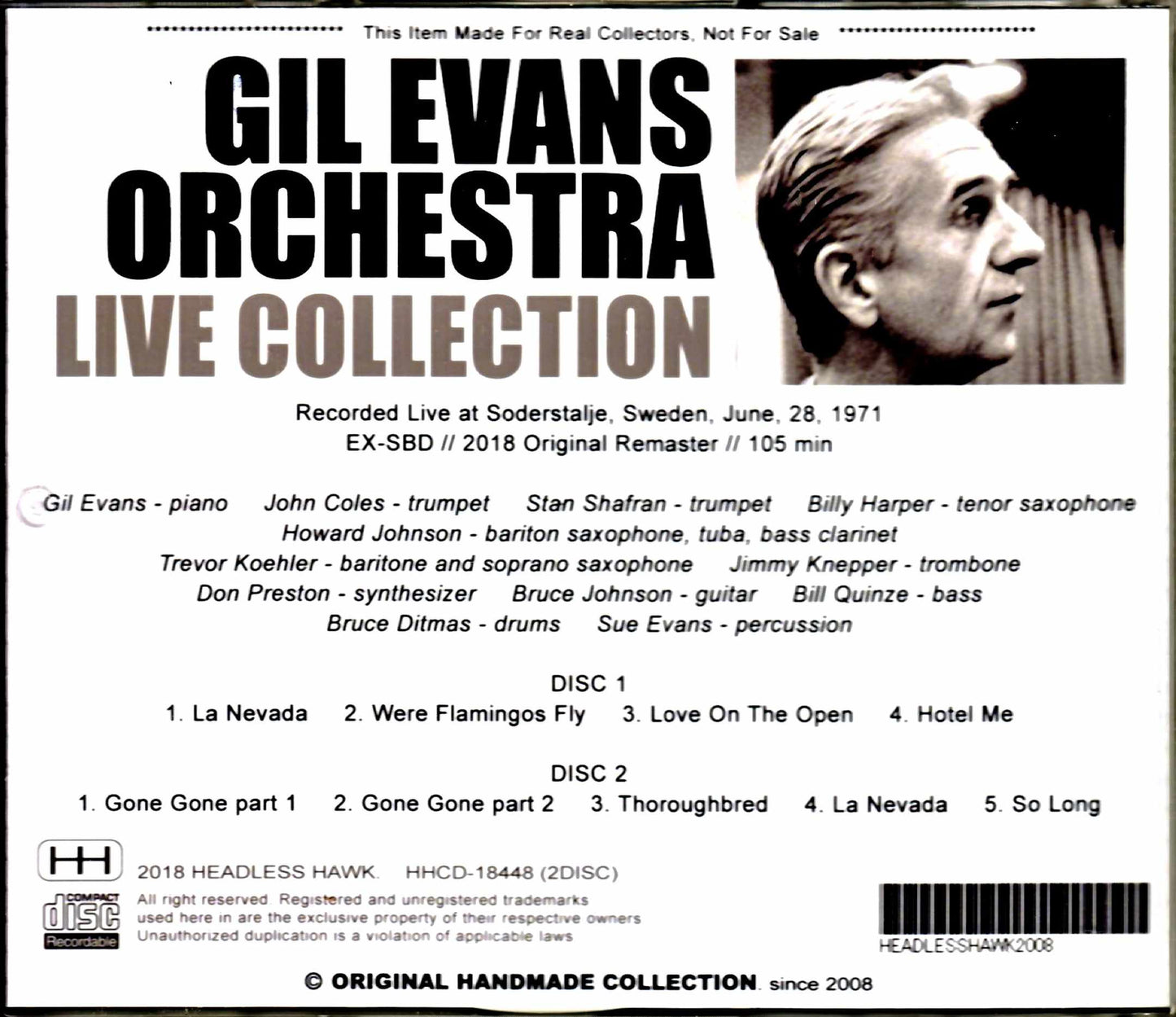 Gil Evans Orchestra/Sweden 1971