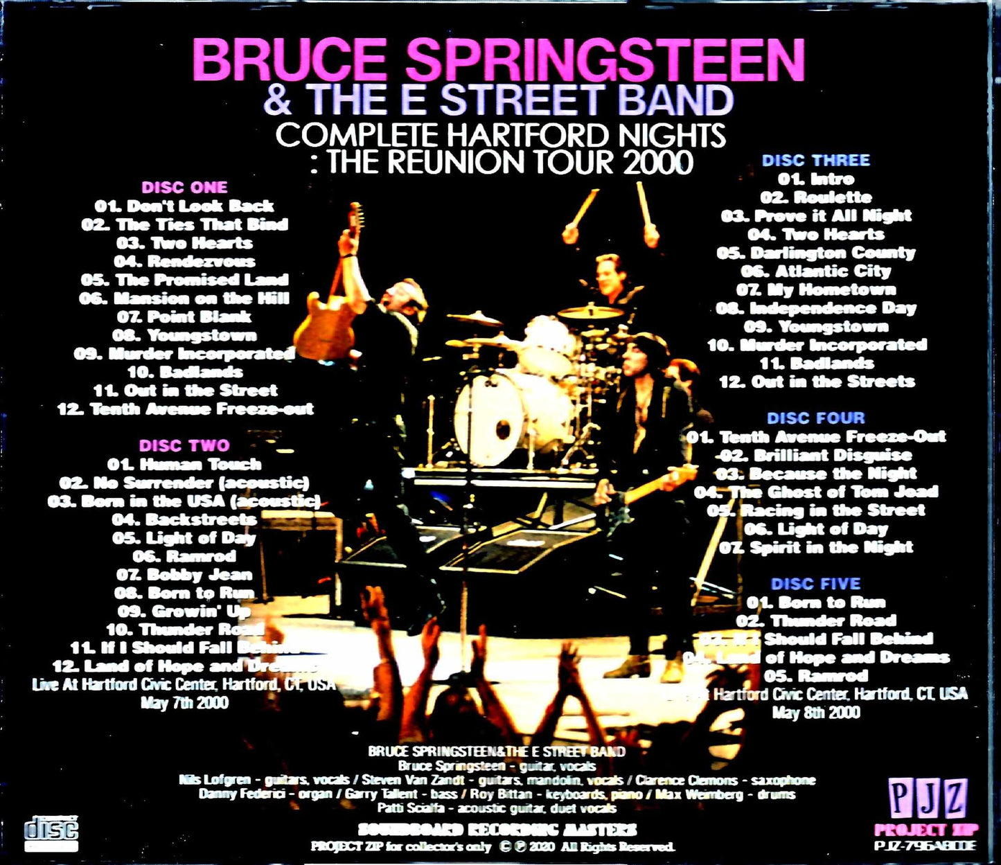 Bruce Springsteen & the E Street Band/CT,USA 2000 2Days Complete