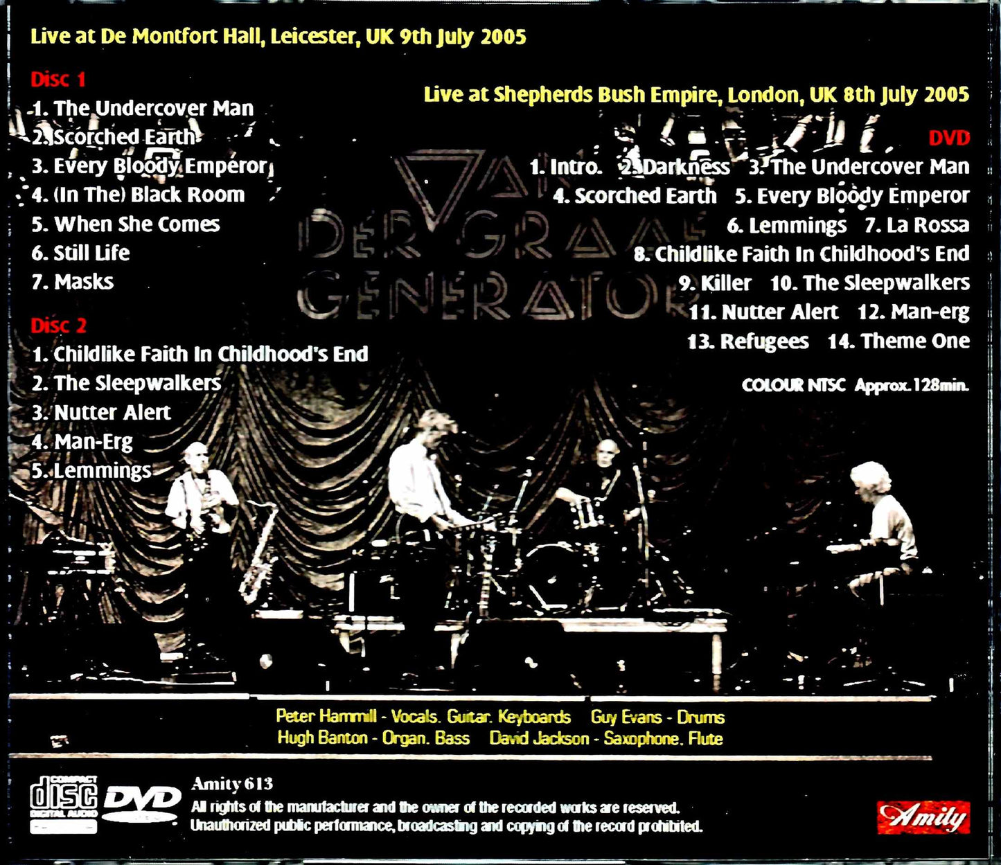 Van Der Graaf Generator/London,UK 2005 & more