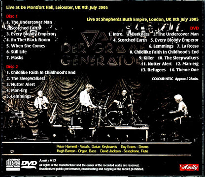 Van Der Graaf Generator/London,UK 2005 & more