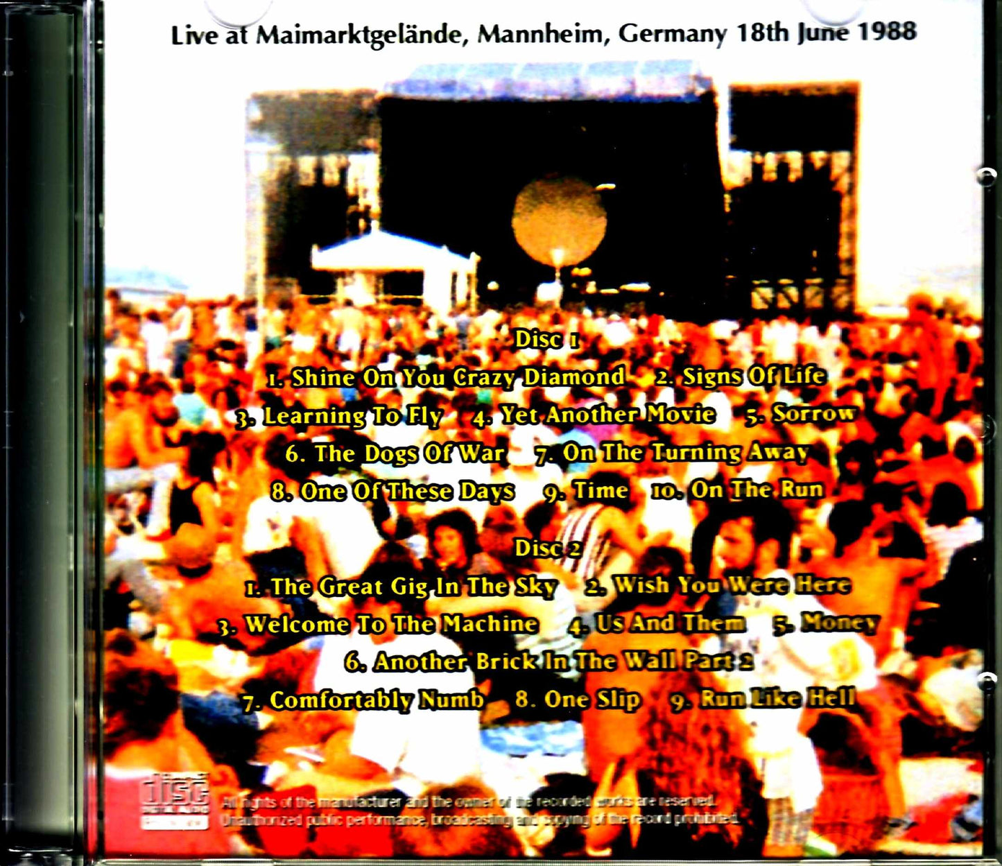 Pink Floyd/Germany 6.18.1988 Complete