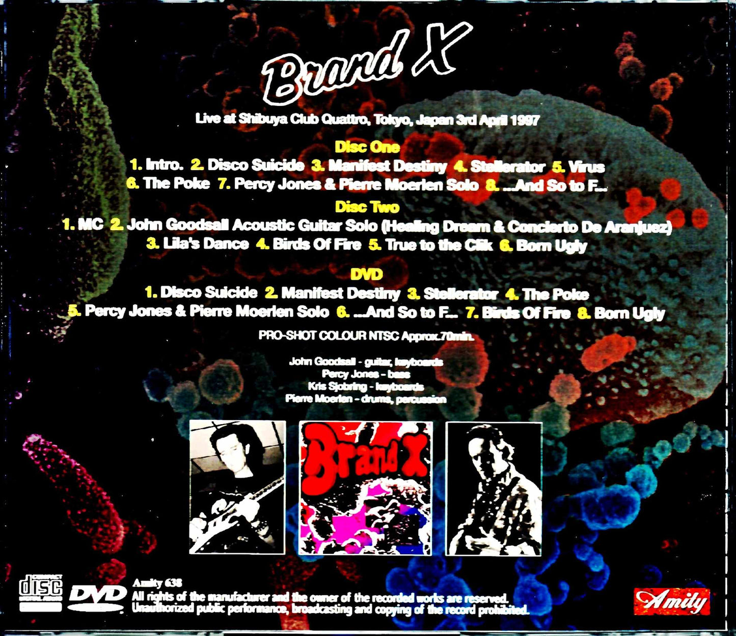 Brand X/Tokyo,Japan 4.3.1997 S & V