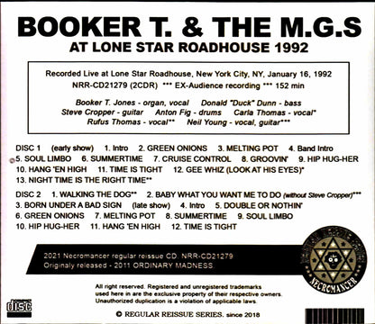 Booker T. & the M.G.s/NY,USA 1992 2Shows