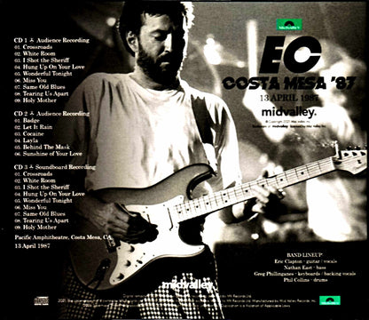 Eric Clapton/CA,USA 4.13.1987 2Source Complete