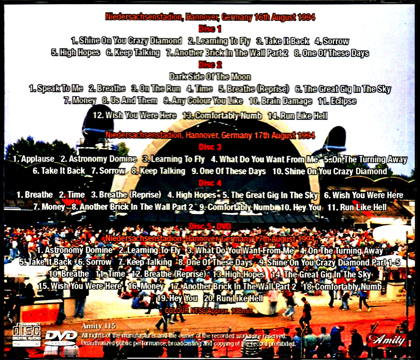 Pink Floyd/Germany 1994 2Days Complete