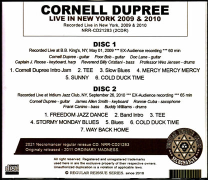 Cornell Dupree/NY,USA 2009 & more