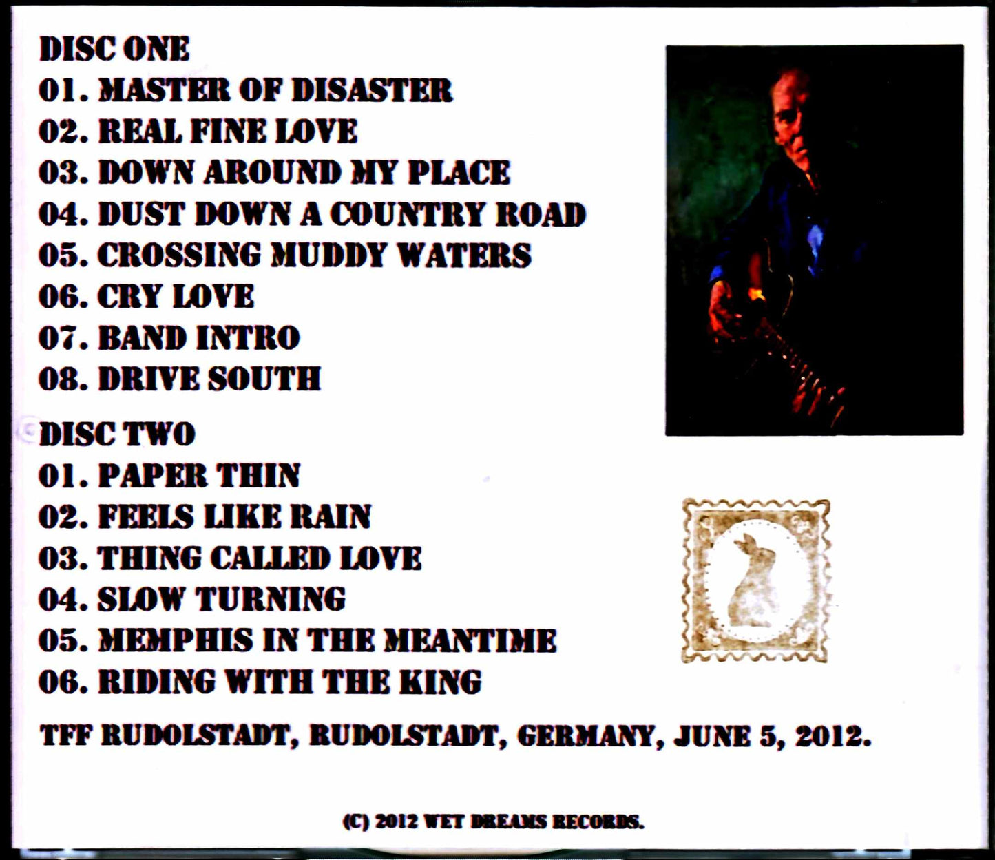 John Hiatt & the Combo/Germany 2012 Complete