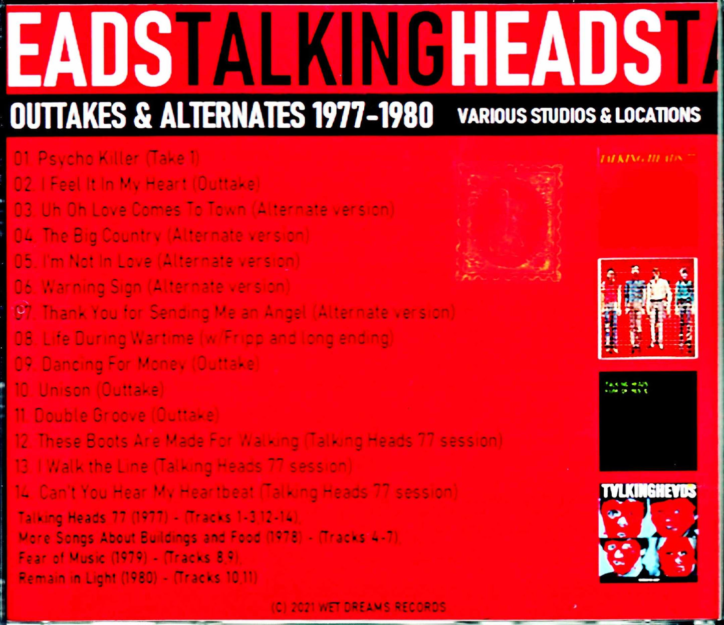 Talking Heads/Outtakes & Alternates 1977-1980