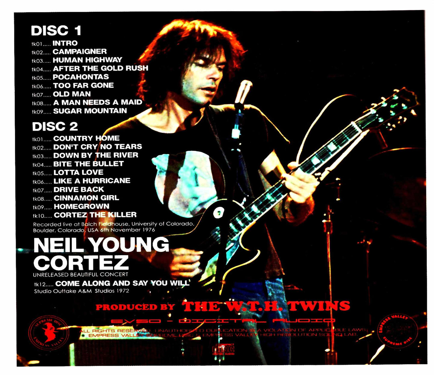 Neil Young/CO,USA 1976 Complete & more