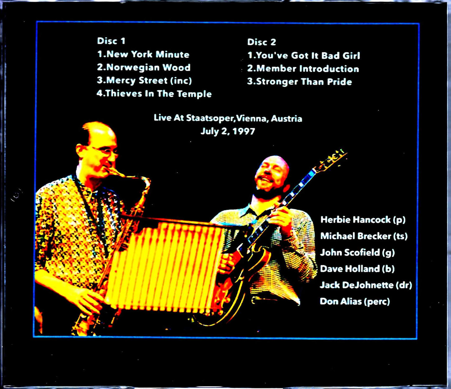 Herbie Hancock New Standard All Stars Michael Brecker/Austria 1997