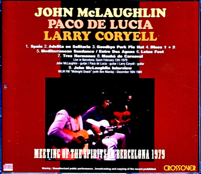 John McLaughlin, Paco de Lucia, Larry Coryell/Spain 1979 & more