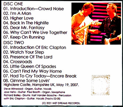 Steve Winwood,Eric Clapton/UK 5.19.2007