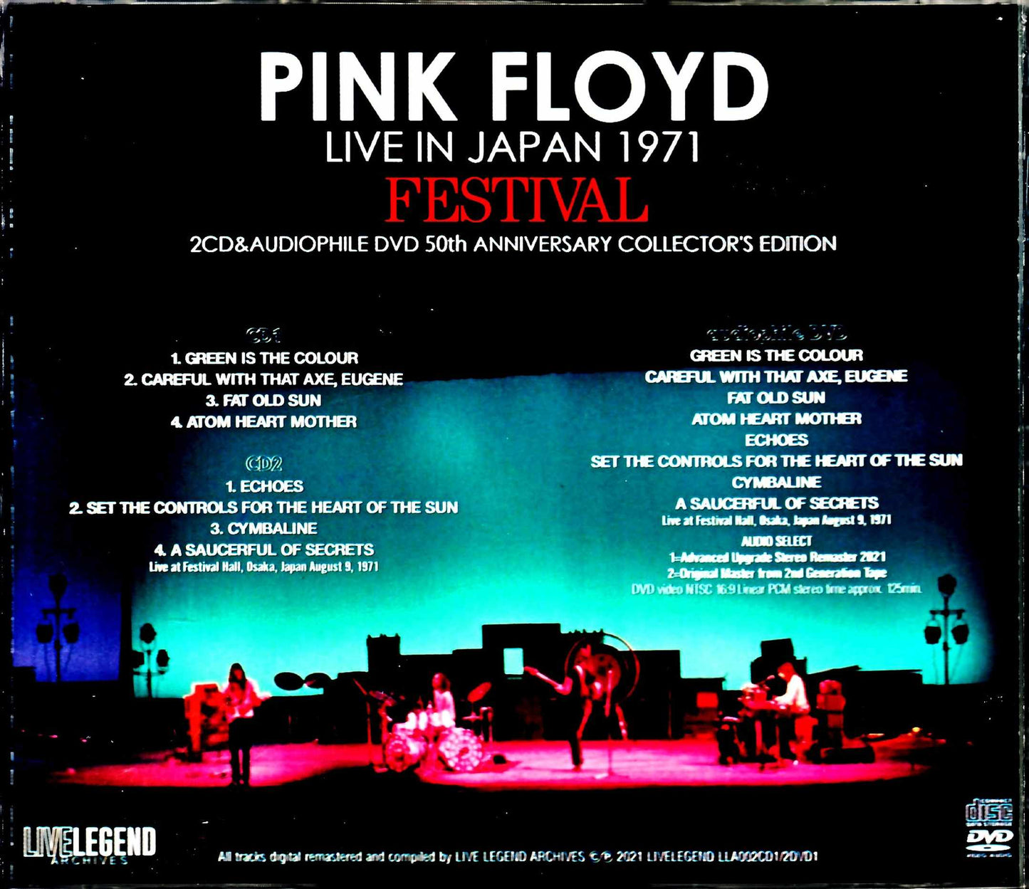 Pink Floyd/Osaka,Japan 1971 50th Anniversary Remastered