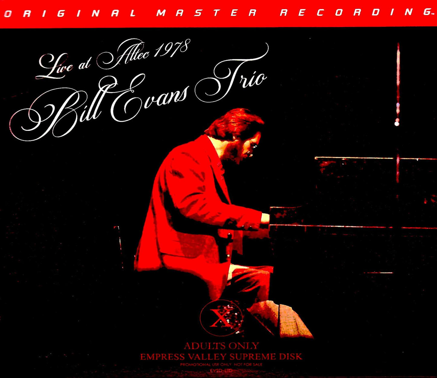 Bill Evans/Kochi's jazz cafe "Artek" performance 1978 Kochi,Japan 1978