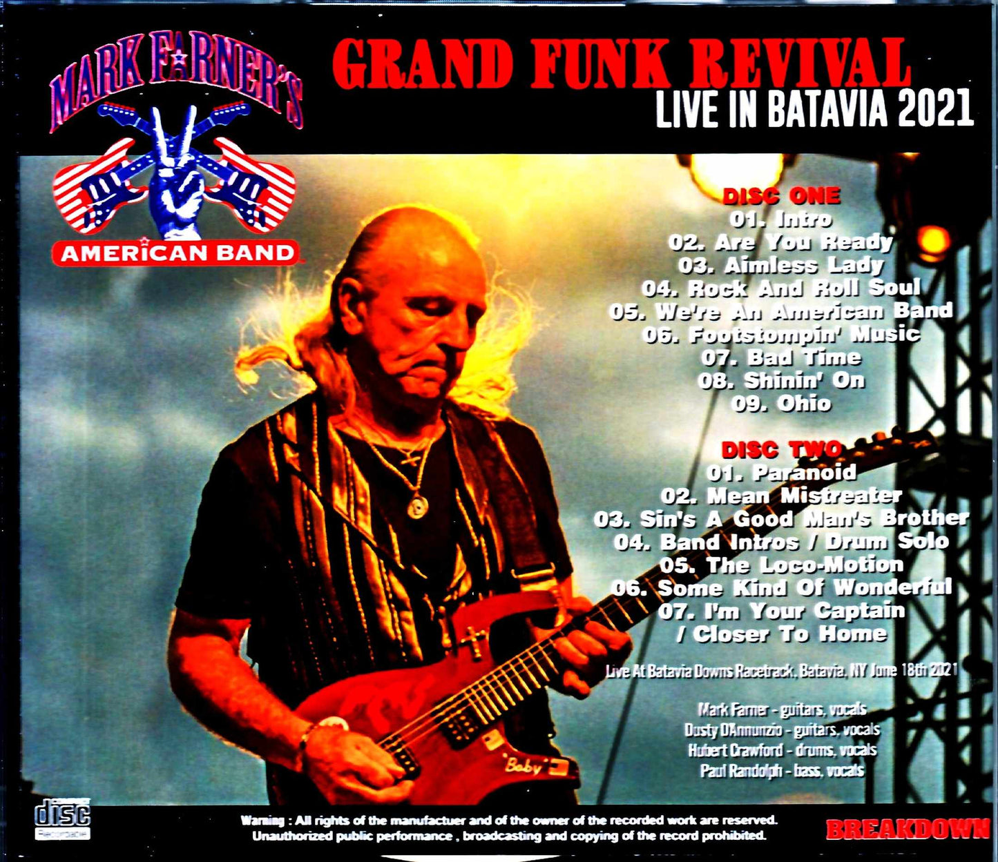 Grand Funk Revival/NY,USA 2021