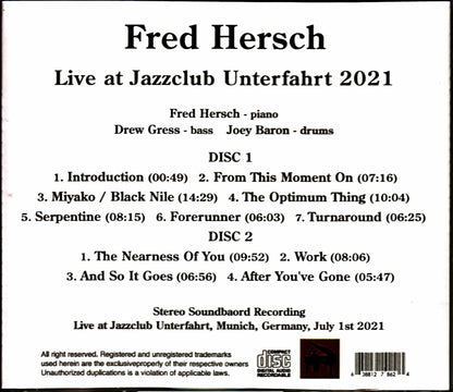 Fred Hersch/Germany 2021