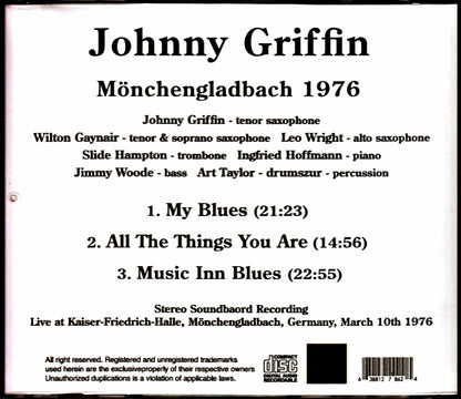 Johnny Griffin/Germany 1976