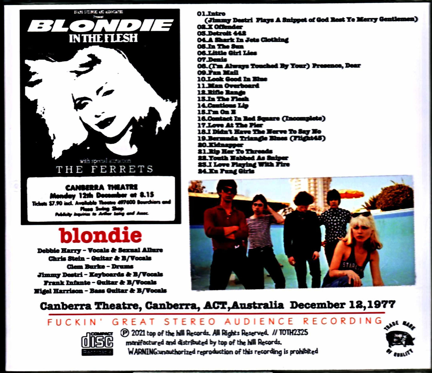 Blondie/Australia 1977